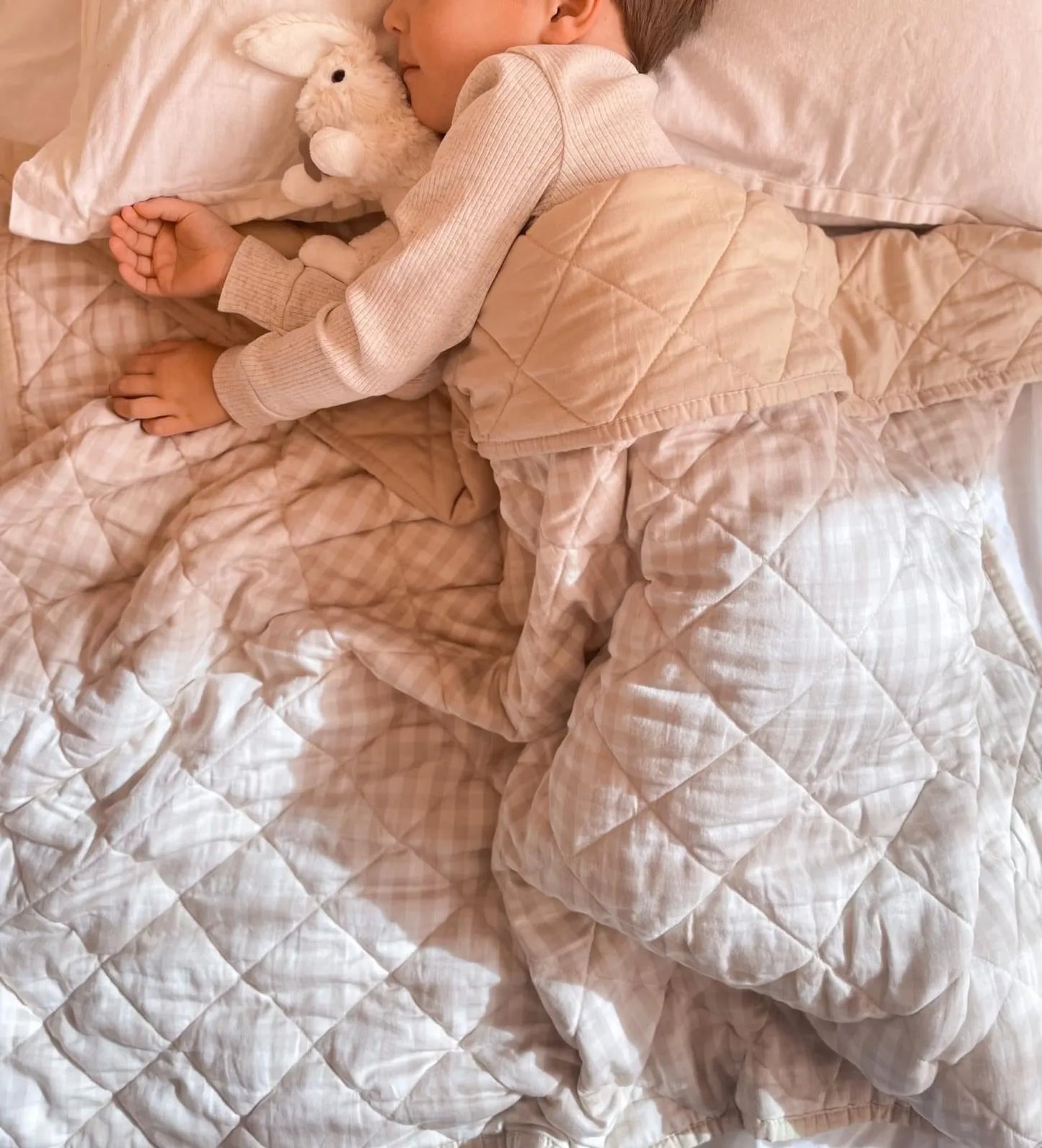 Sensory Weighted Blanket for Kids – Oat