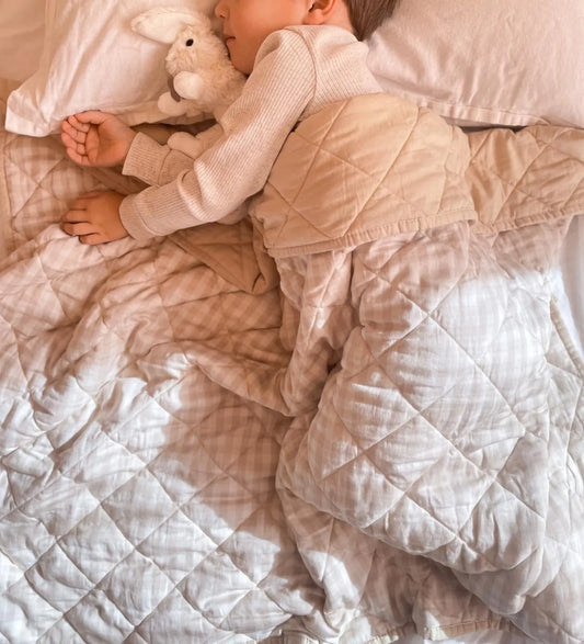 Sensory Weighted Blanket for Kids – Oat