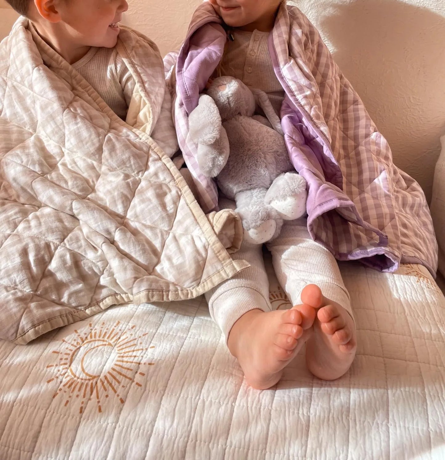 Sensory Weighted Blanket for Kids – Oat