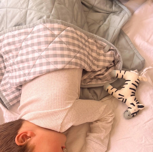 Sensory Weighted Blanket for Kids – Sea Green